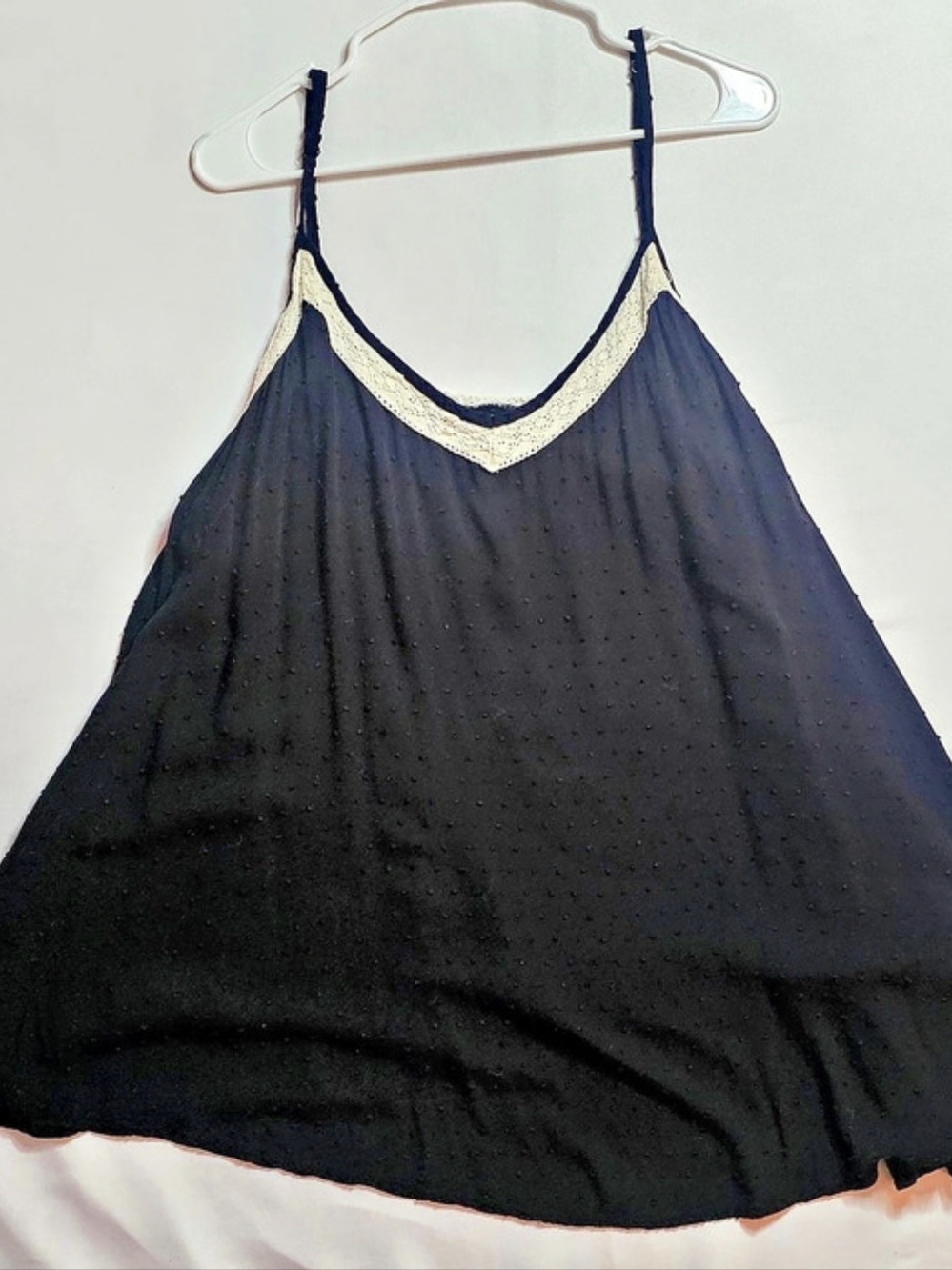 Torrid Black Polka Dot Cami Size 4